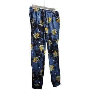 Star Wars The Child Baby Yoda Sleep Pants Kids Small Blue Polyester Pajamas